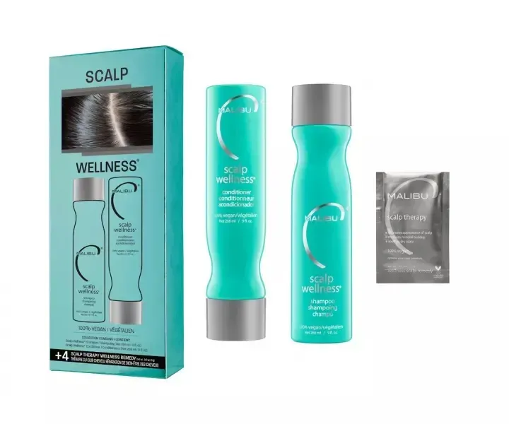 Malibu C Scalp Welness® Collection - sada péče na vlasy pro zdravou pokožku hlavy