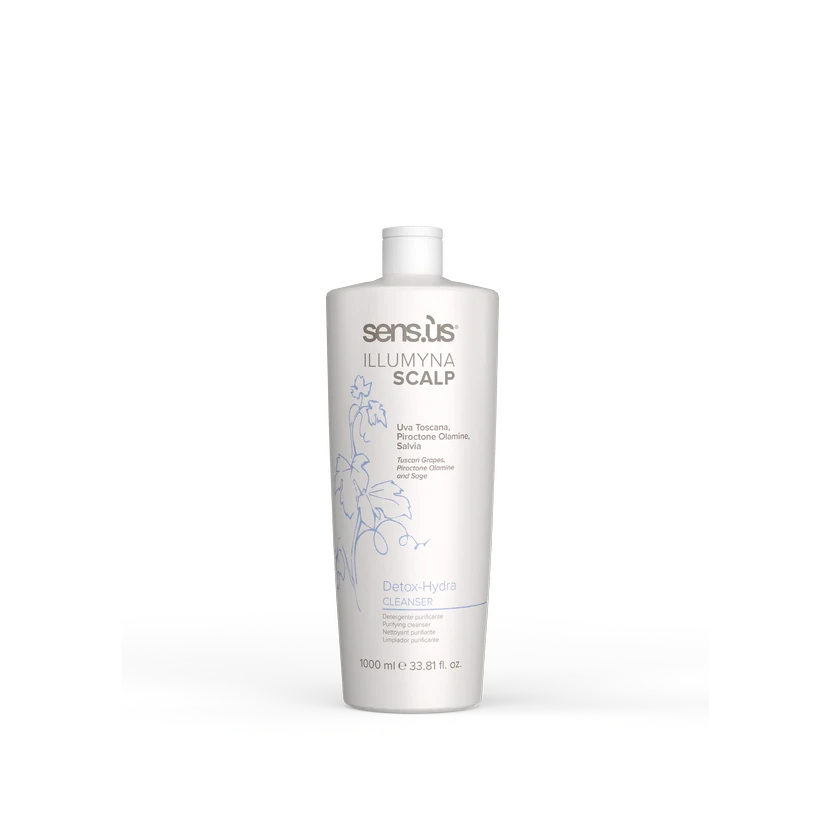 Sens.us Illumyna Scalp Detox - Hydra Cleanser - Detoxikační a hydratační šampon 1000 ml
