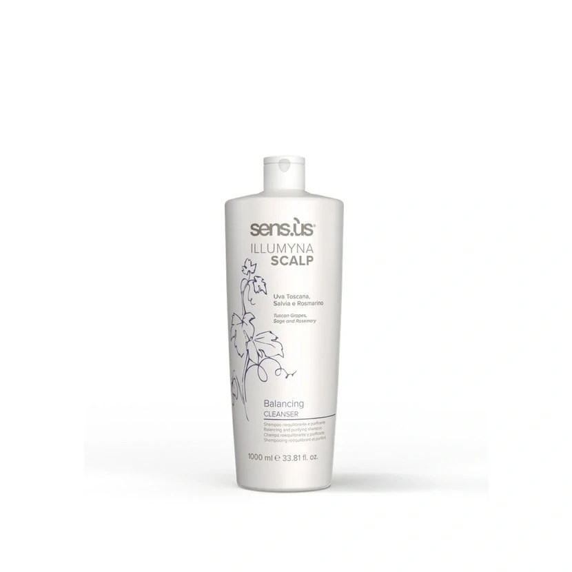  Sens.us Illumyna Scalp Revitalizing Cleanser - Posilující šampon 1000 ml