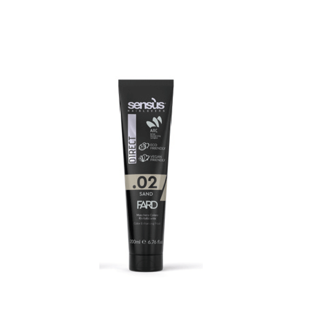 Sens.ùs DIRECT FARD - Barevná maska 02 PÍSKOVÁ  200 ml