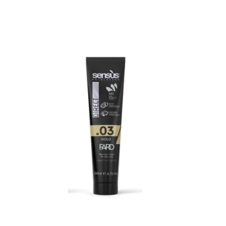 Sens.ùs DIRECT FARD - Barevná maska 03 ZLATÁ 200 ml